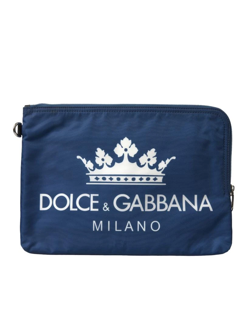 Dolce
Gabbana DG Milano Print Nylon Pouch Clutch Men Men
s Bag