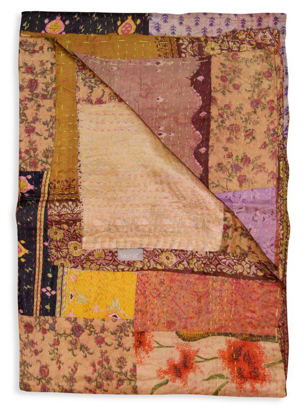 TAJ HOTEL Kantha Silk Blend Throw
