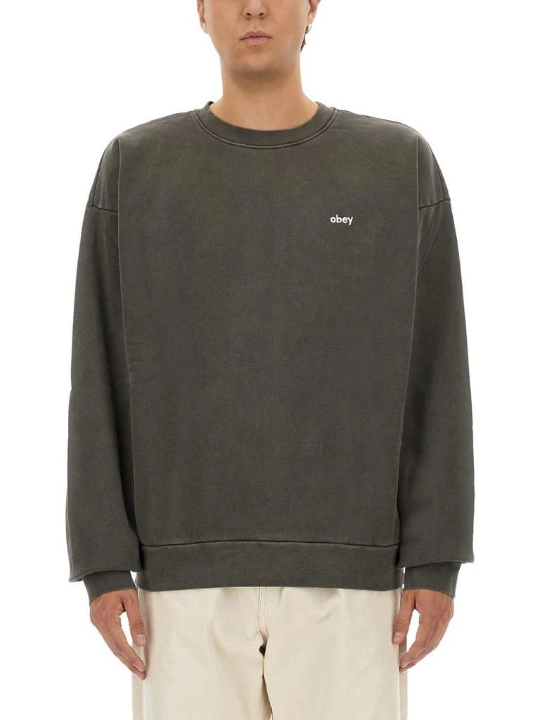 Obey Obey Cotton Sweatshirt 1