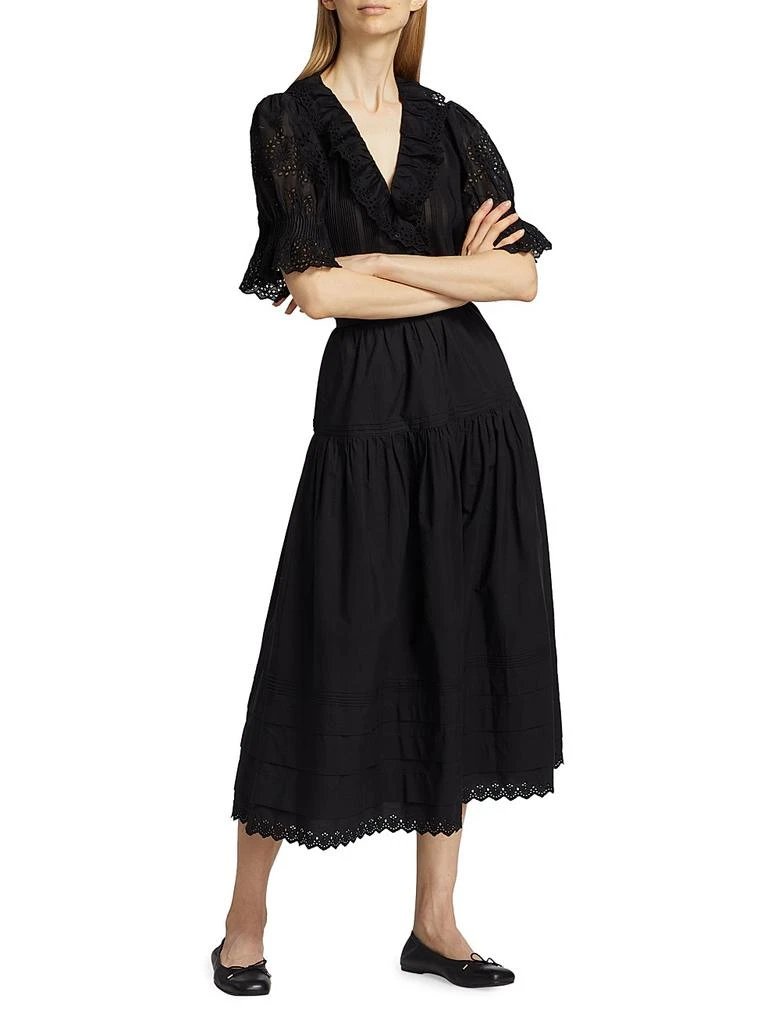 DÔEN Sebastiane Cotton Midi-Skirt 2