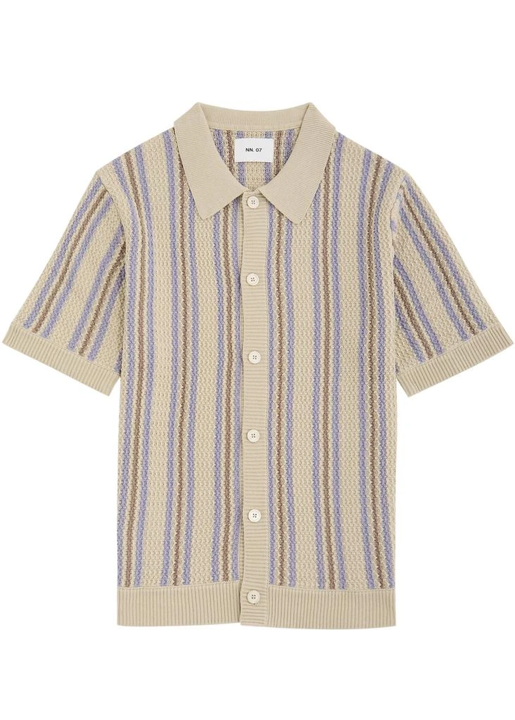 NN07 Jackie striped knitted shirt 1