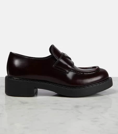 Prada Logo leather loafers 6