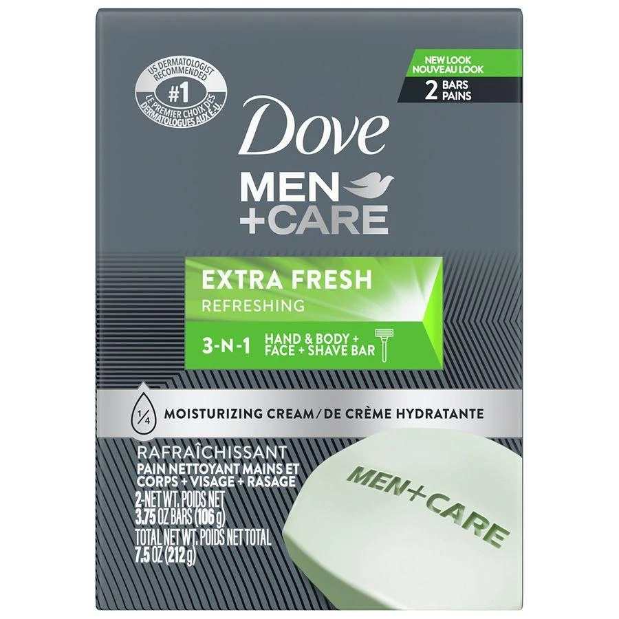 Dove 3 in 1 Cleanser for Body, Face, and Shaving Extra Fresh 1