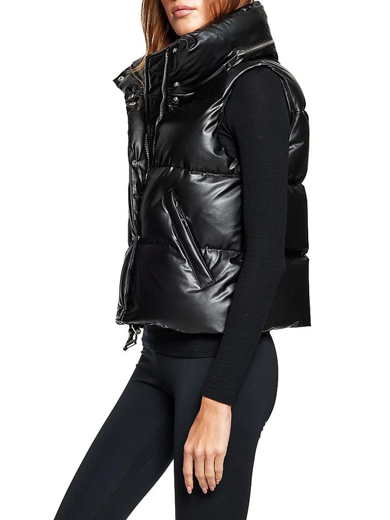 SAM. Arley Vegan Leather Down Puffer Vest 2