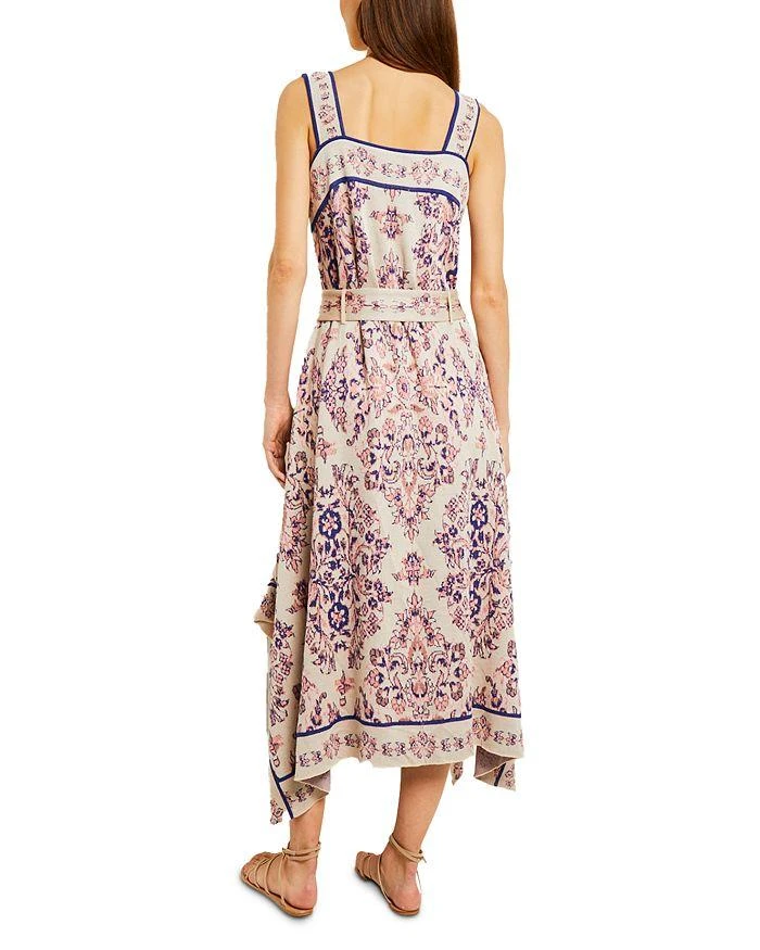 misook dresses Fit & Flare Geometric Collared Soft Knit Maxi Dress main image 0