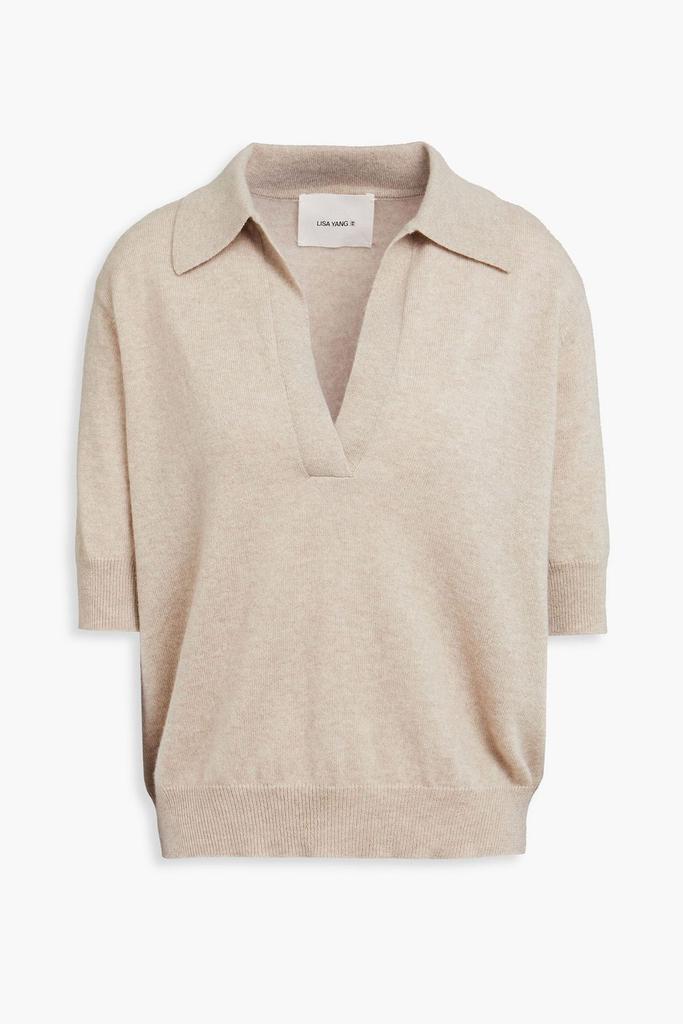Lisa Yang Carina cashmere polo sweater