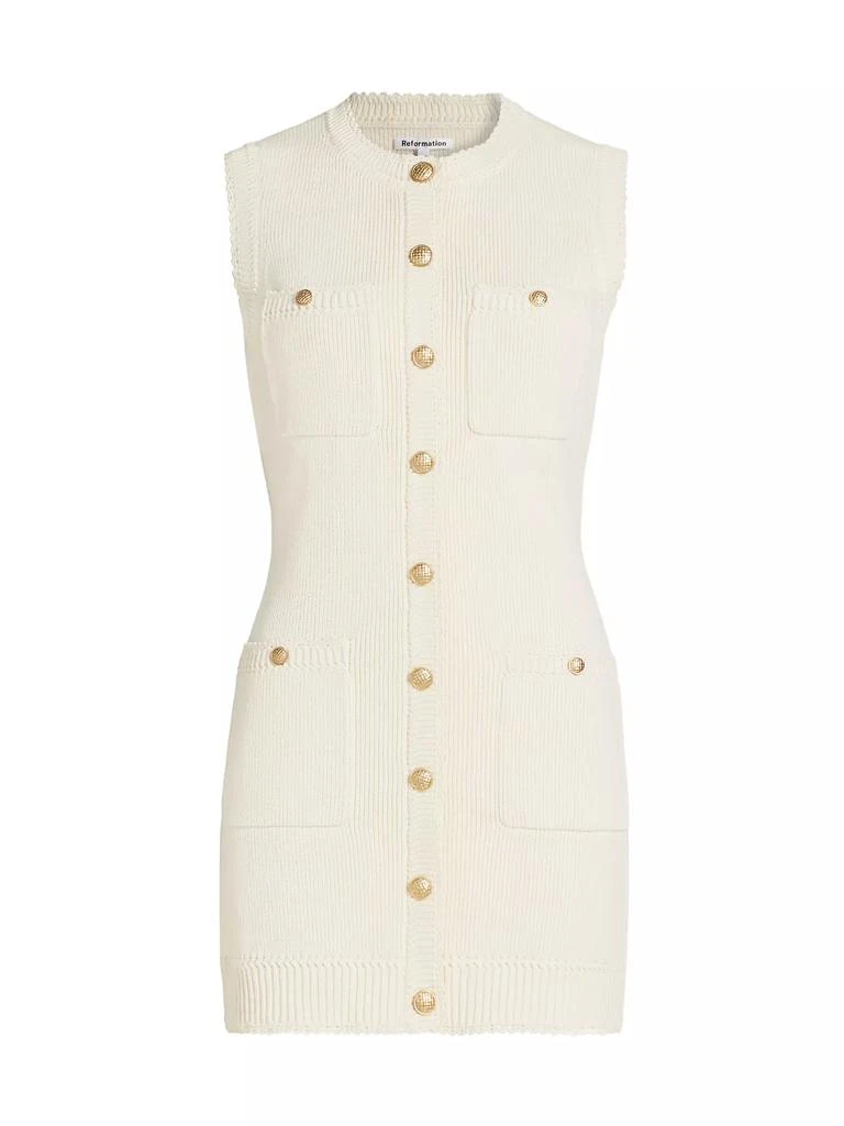 Reformation Catalina Cotton Knit Minidress 1