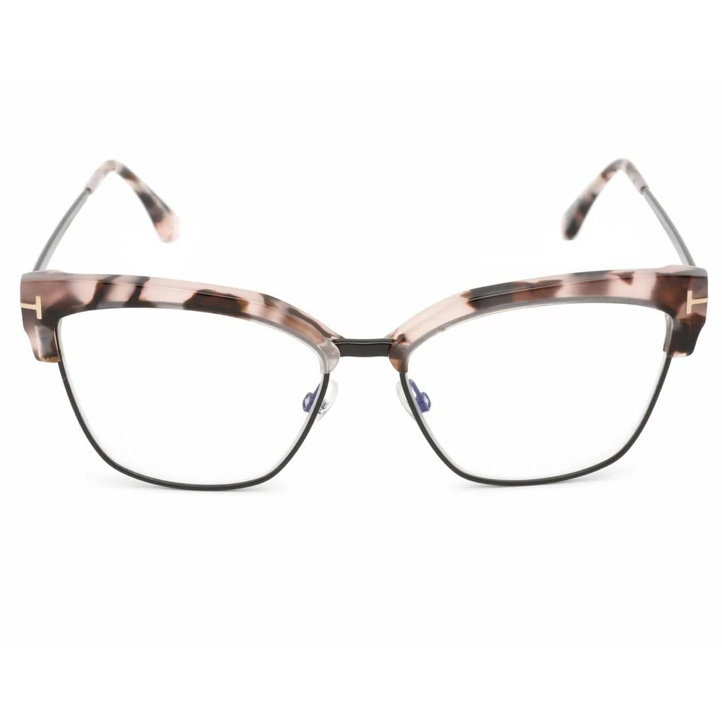 Tom Ford Tom Ford Women's Eyeglasses - Pink Vintage Havana Metal/Plastic Frame | FT5547-B 055 2