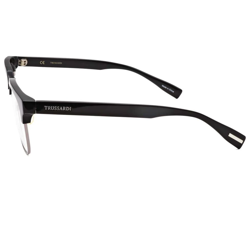 TRUSSARDI Trussardi Men's Black Rectangular Opticals 3