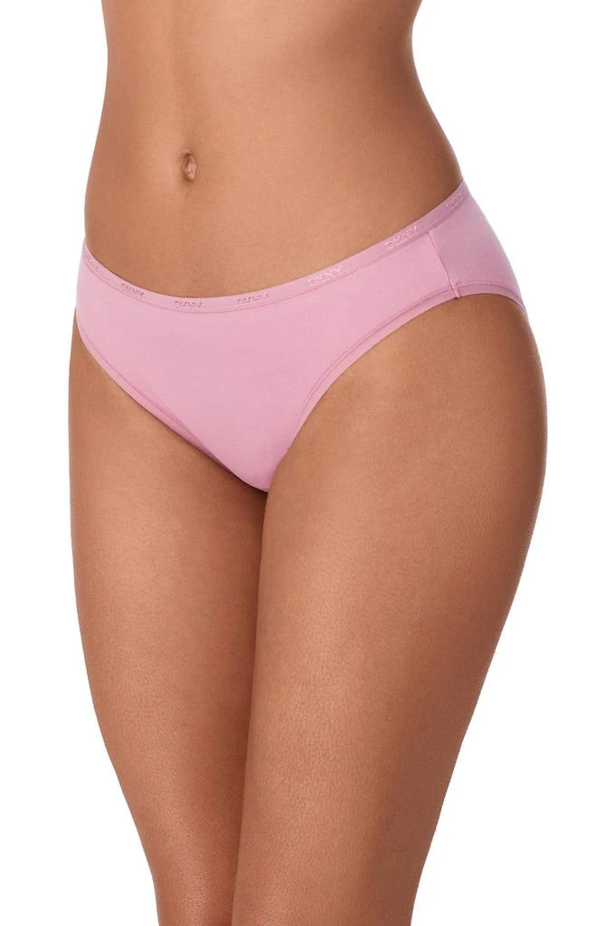 DKNY 3-Pack Cotton Blend Bikinis 9