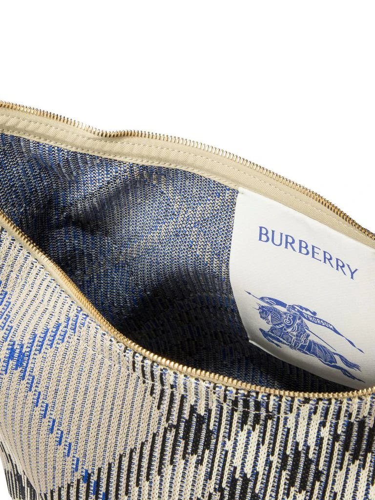 Burberry Burberry Checked Zipped Medium Tote Bag 5