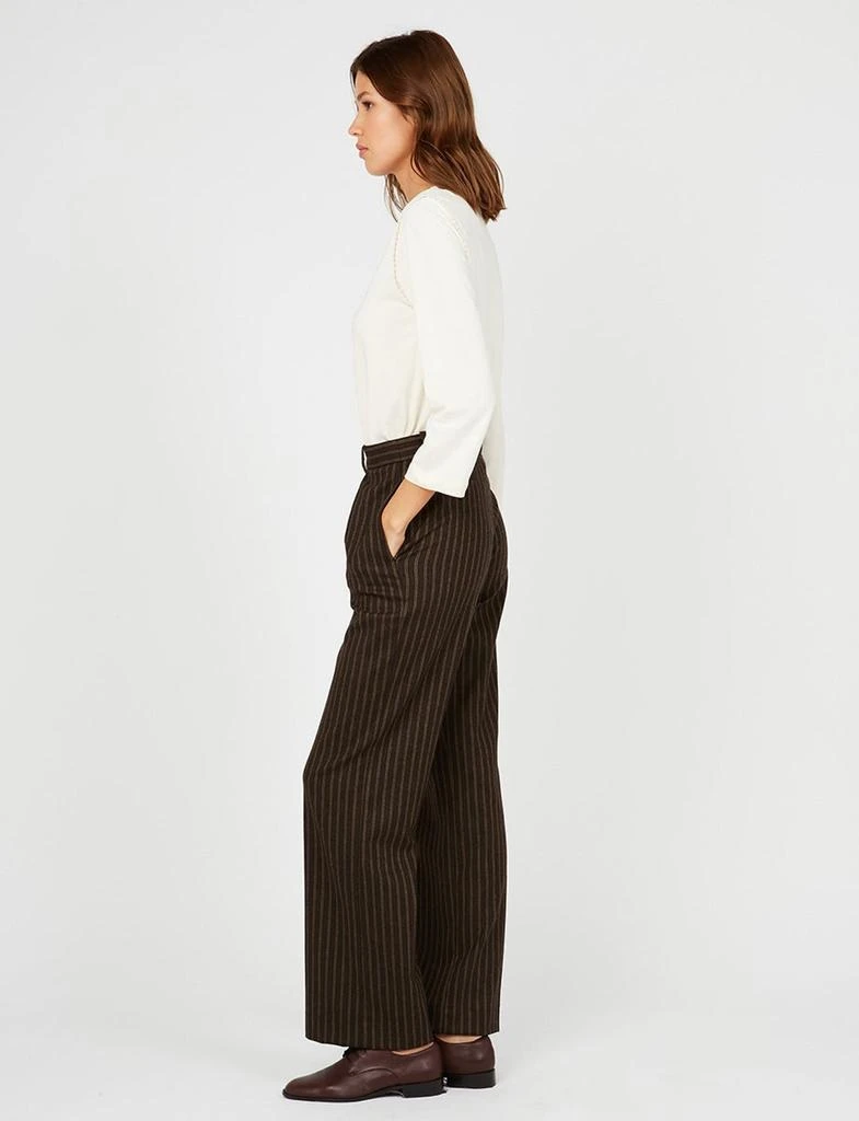 INES DE LA FRESSANGE PARIS Hector brown trousers 4