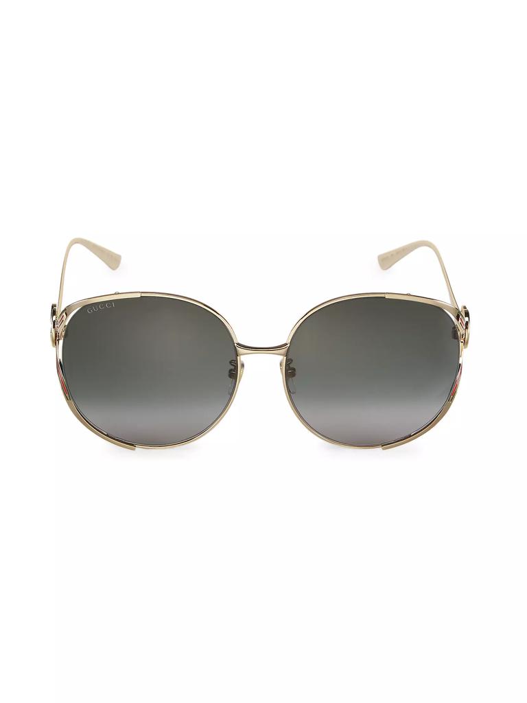Gucci 63MM Round Sunglasses - Sunglasses - Free Shipping