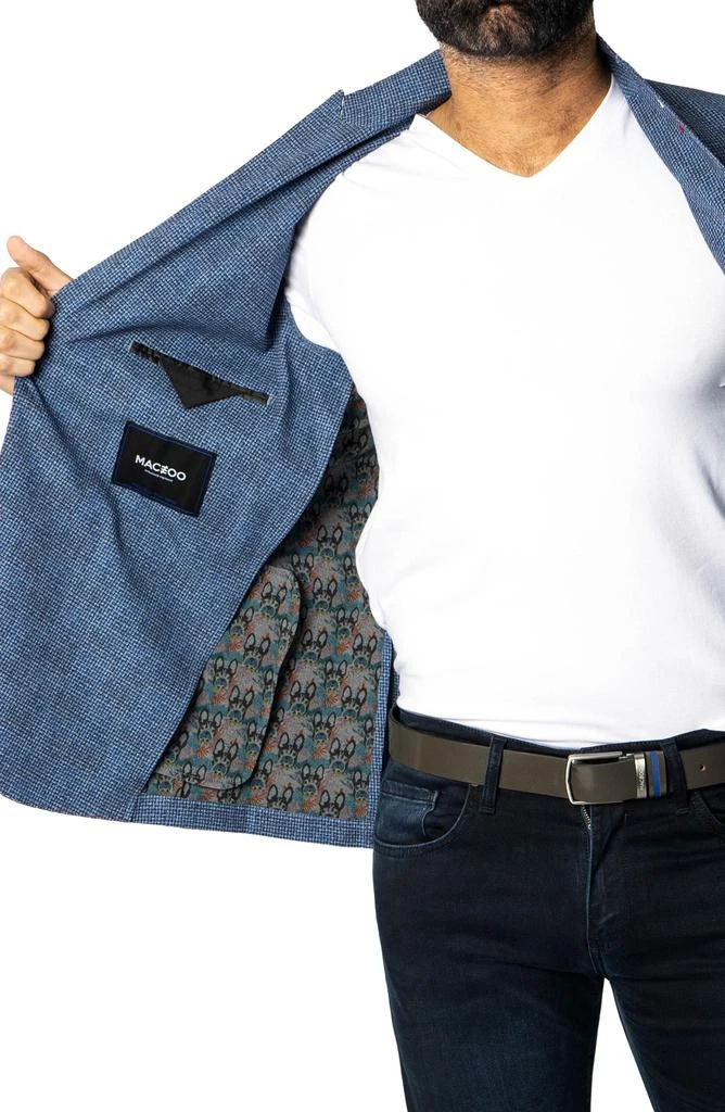 Maceoo Descartes Unconstructed Static Blue Blazer 4