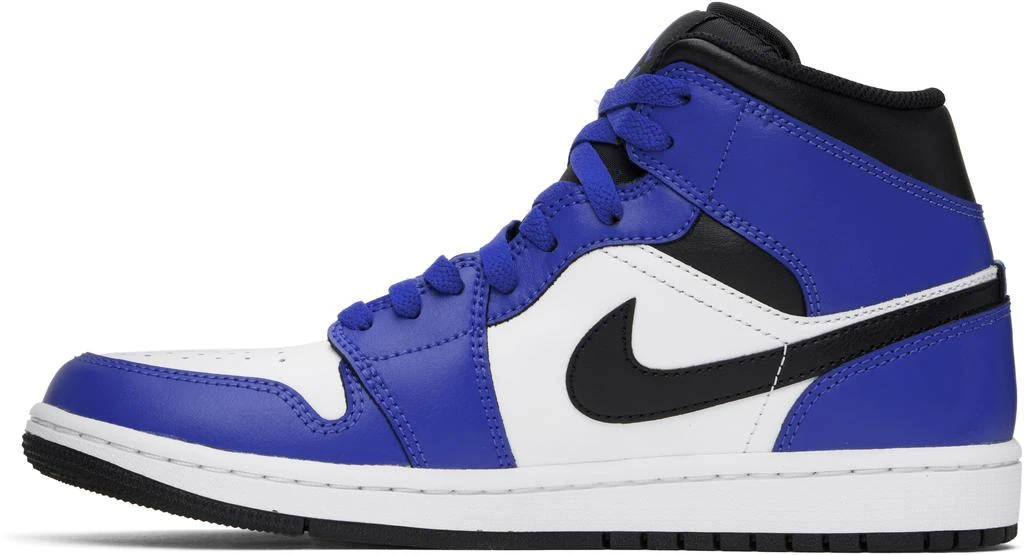 Jordan Blue & Black Air Jordan 1 Mid Sneakers 3