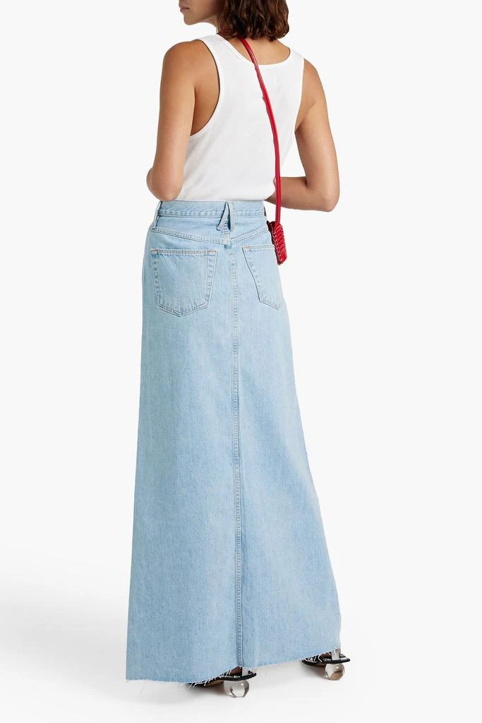SLVRLAKE Dallas denim maxi skirt 3