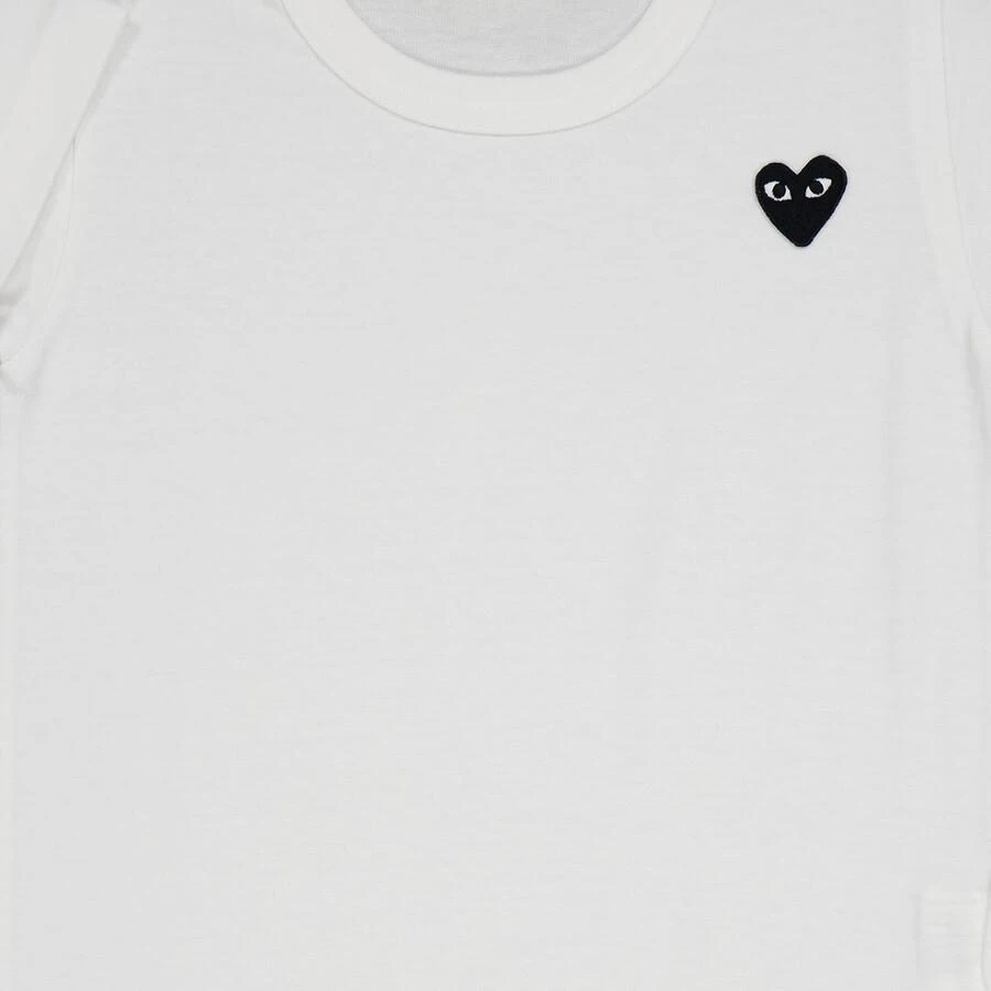 Comme des Garcons Kids Embroidered Heart Short-sleeve T-shirt 3