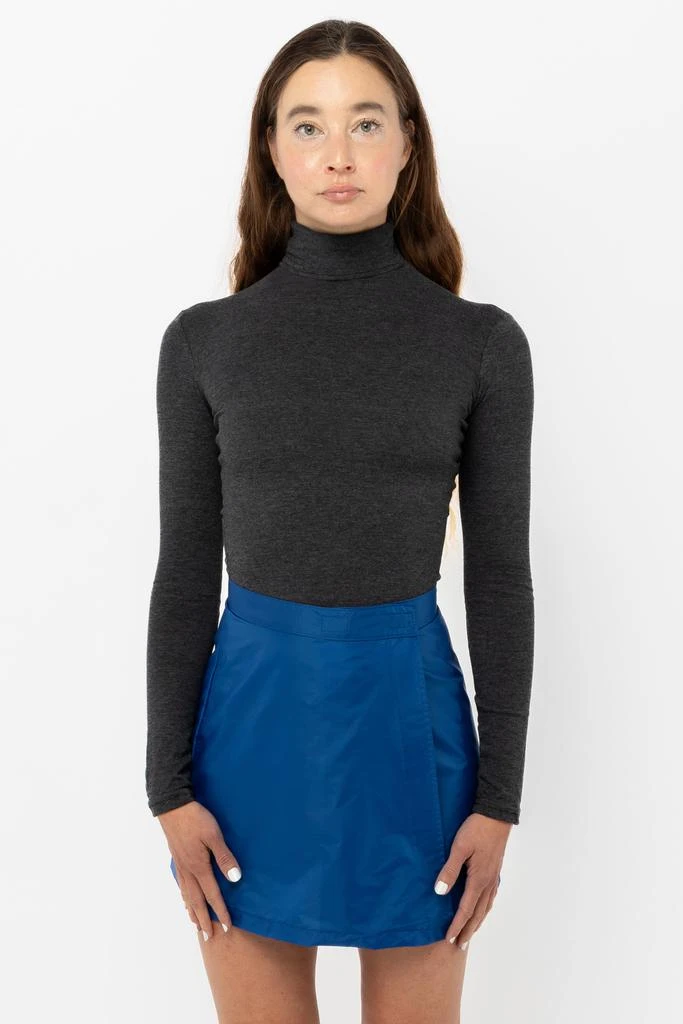 Los Angeles Apparel FF306 - 50/50 Poly Cotton Mock Turtleneck 10