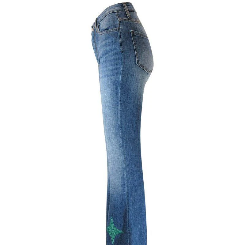 Designing Hollywood Denim Emerald Jean With Glitter Star 2