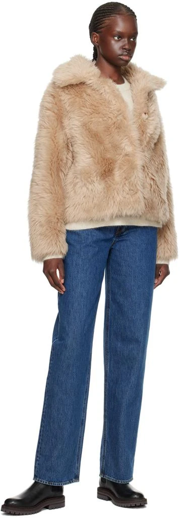 Yves Salomon Beige Buttoned Jacket 4