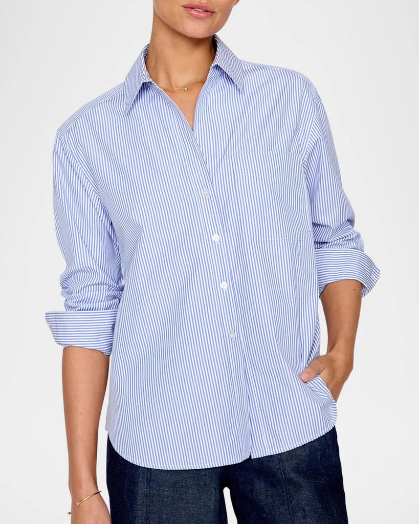 Brochu Walker Everyday Topstitch Button-Down Shirt 7