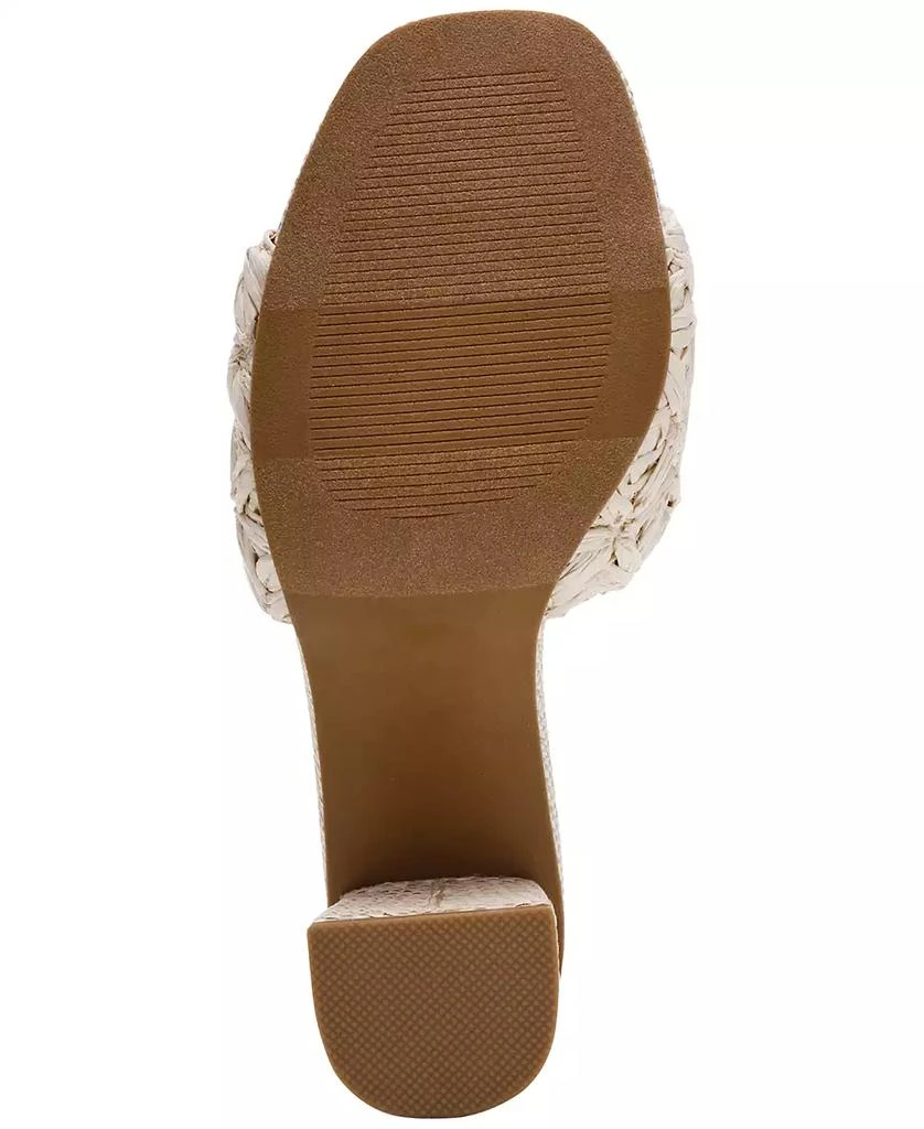 DV Dolce Vita Women's Honey Raffia Block-Heel Dress Sandals 5