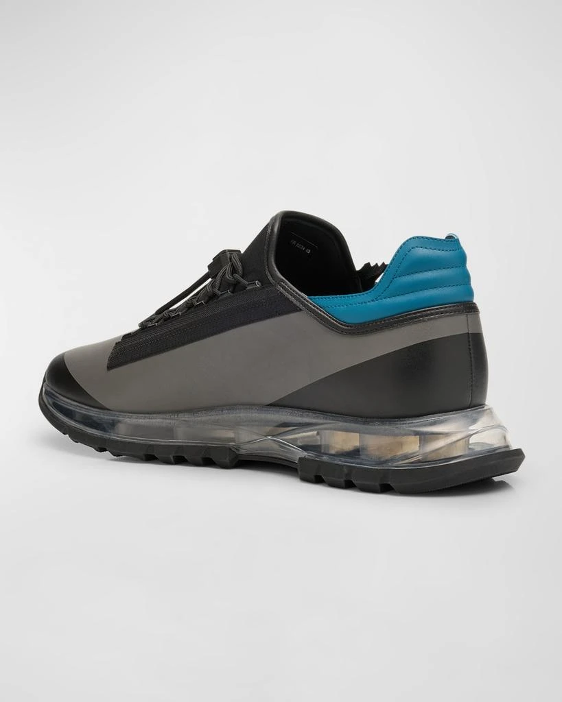 Givenchy Men's Spectre Leather Zip Runner Sneakers 5