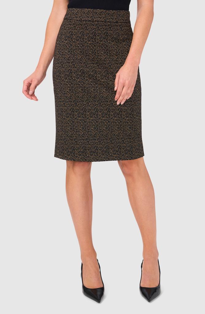 Halogen Print Pencil Skirt