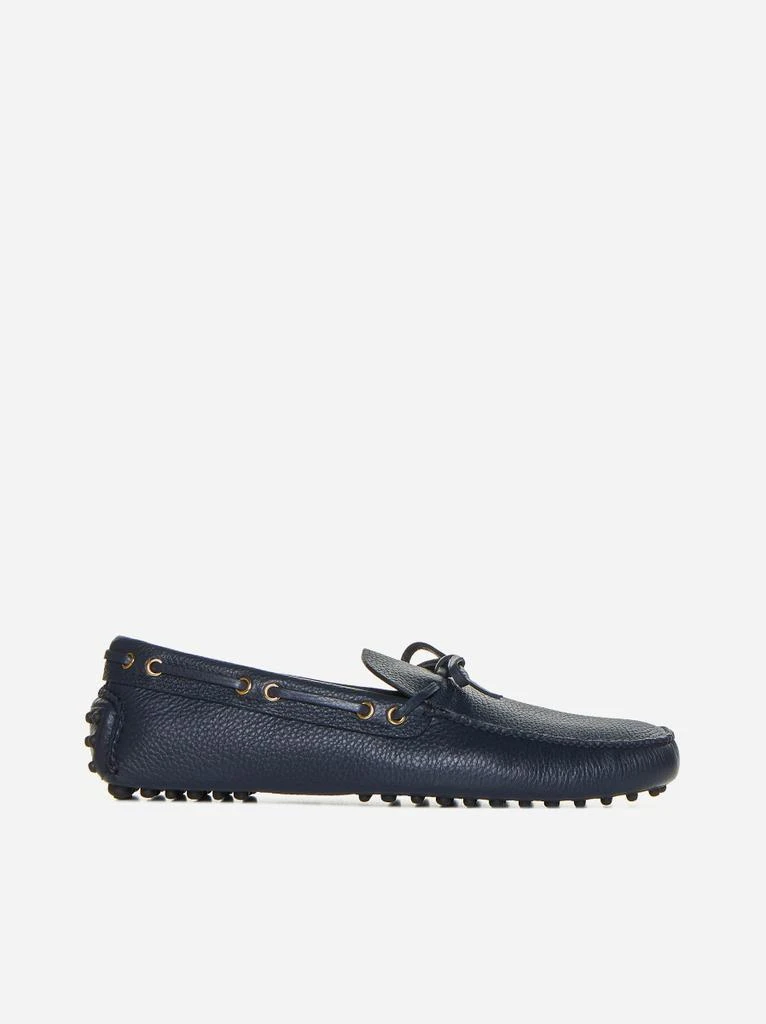 CAR SHOE Blue leather The Original driving shoes 1