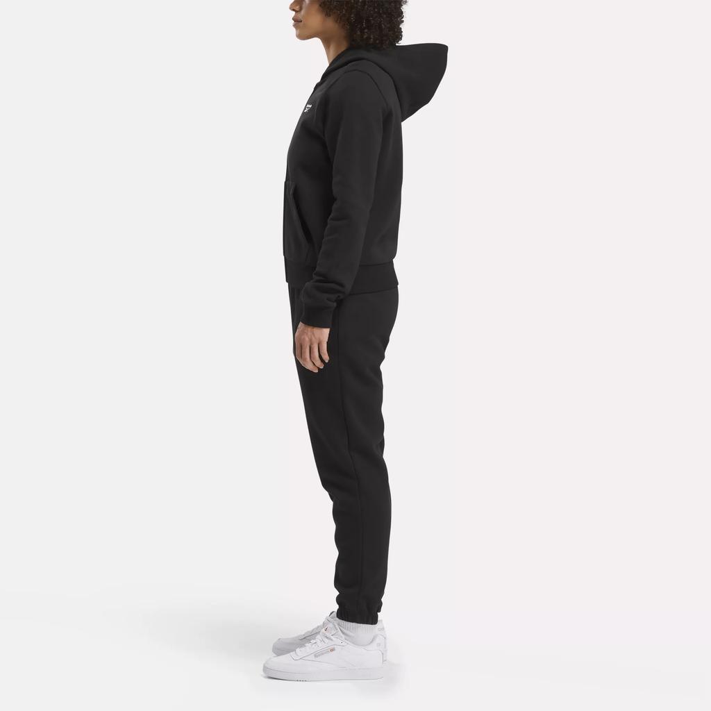 Reebok Women's Reebok Identity Small Logo Fleece Full-Zip Hoodie