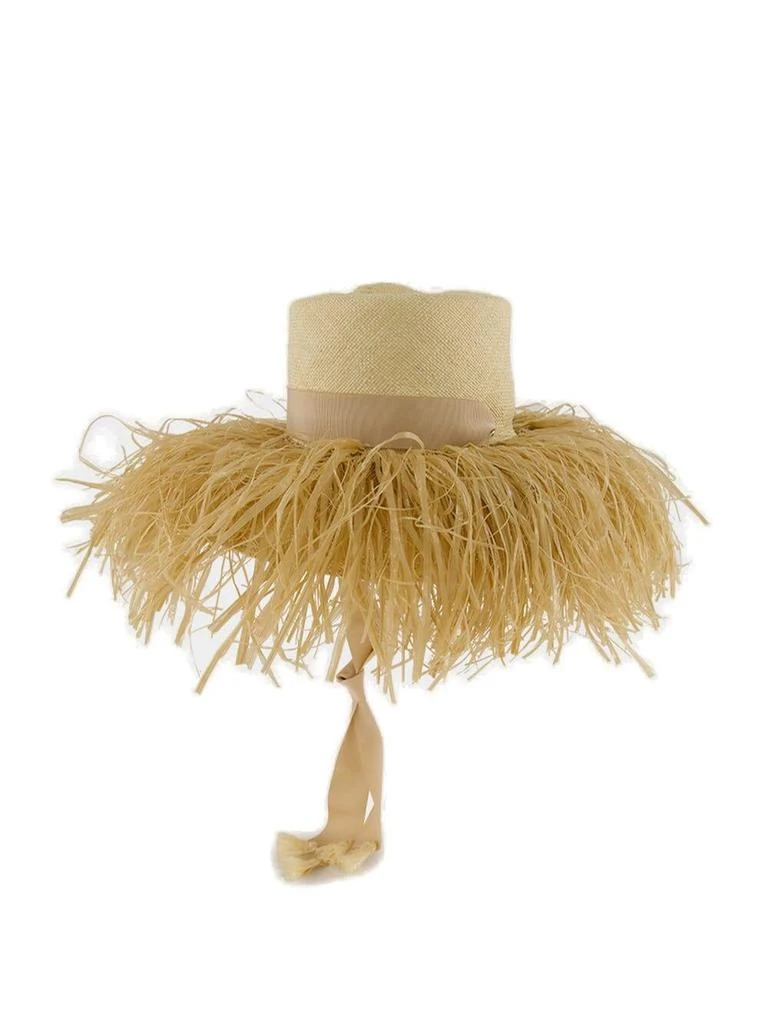 Sensi Studio Sensi Studio Drawstring Frayed Lampshade Hat 2