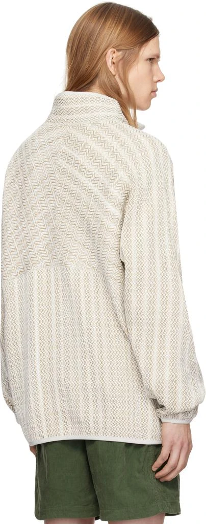 Pilgrim Surf + Supply Off-White Mosley Inlay Popover Sweater 3