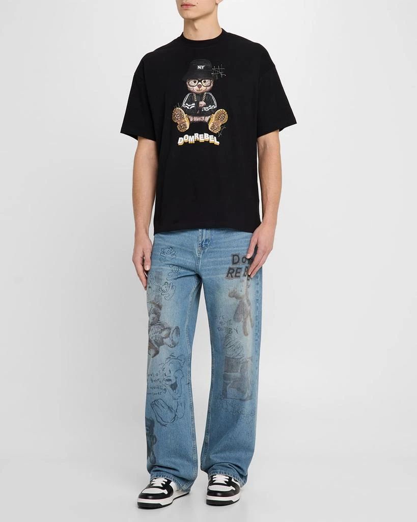 DOMREBEL Men's Hops Bootcut Jeans 2
