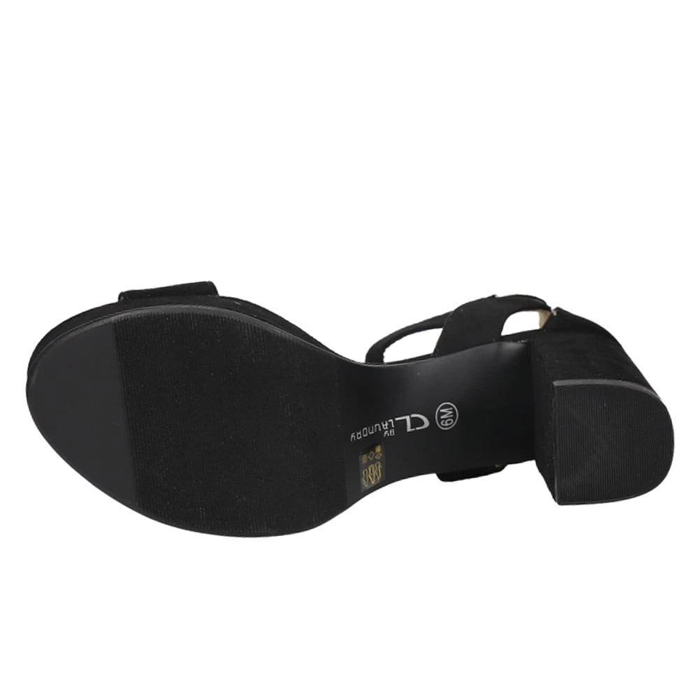 CL By Laundry Go On Block Heel Sandals Shoes Free Shipping