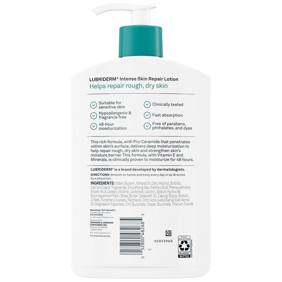 Lubriderm Fast-Absorbing Lotion Fragrance Free 3