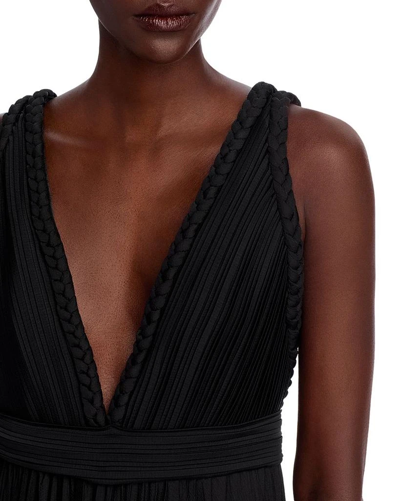 UNGARO Hazel Pleated Dress 3