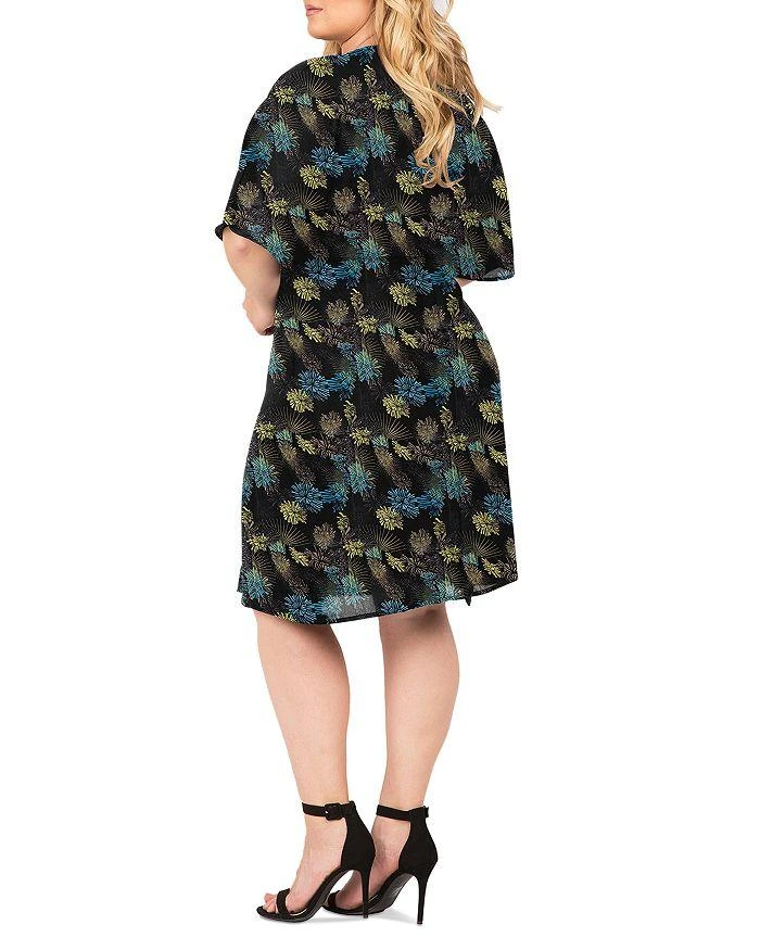 standards & practices Plus Candice Floral Print Wrap Dress 2