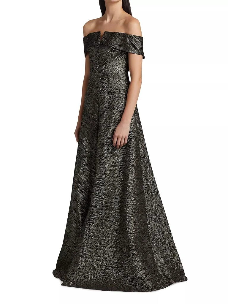 Rene Ruiz Collection Off-The-Shoulder A-Line Gown 3