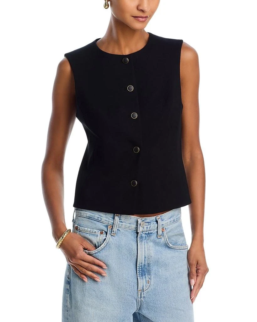 Rag & Bone Irina Button Front Vest 1