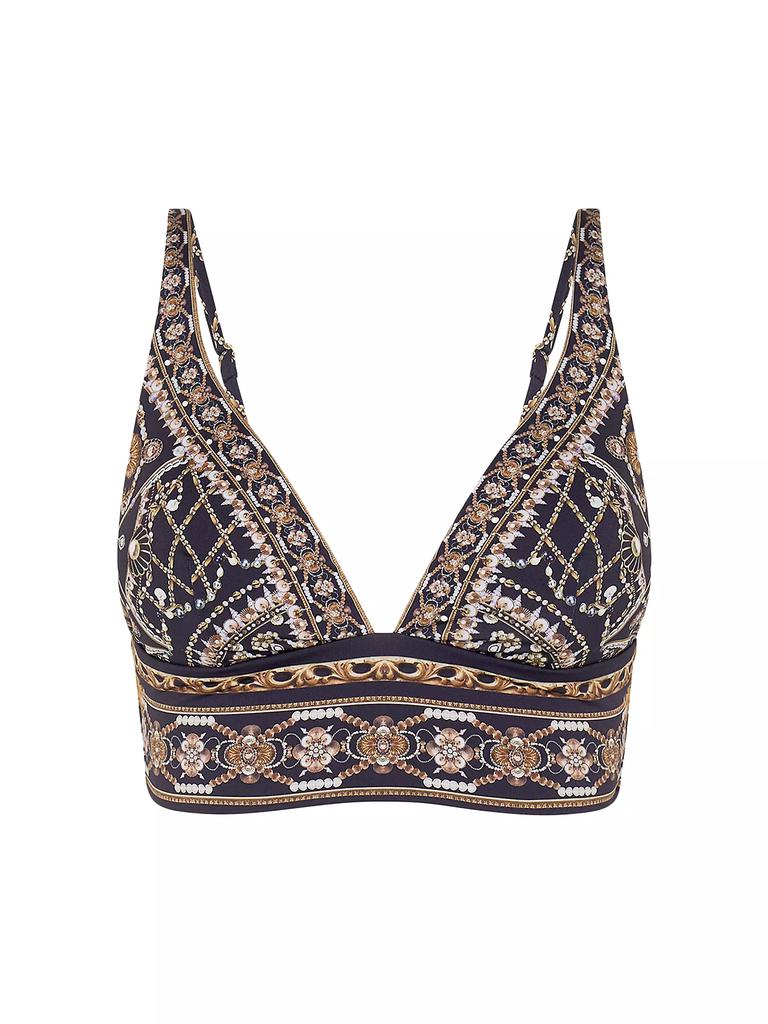 Camilla Printed Triangle Bikini Top