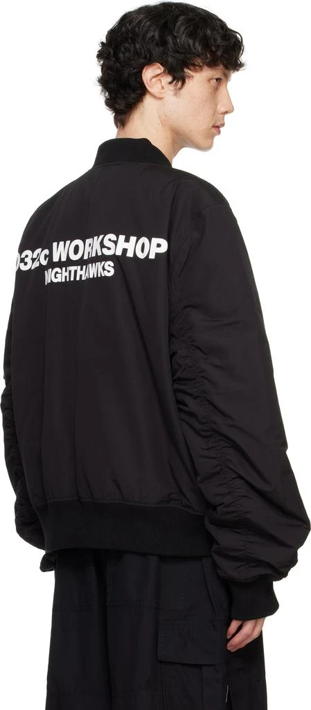 032c Black "Nighthawks" Bomber Jacket 3