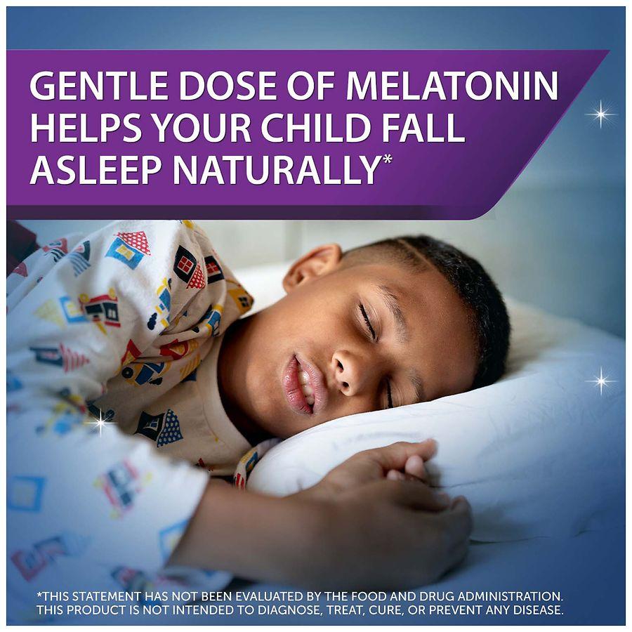 Unisom Simple Slumbers Kids Drug-Free Melatonin Gummies Grape