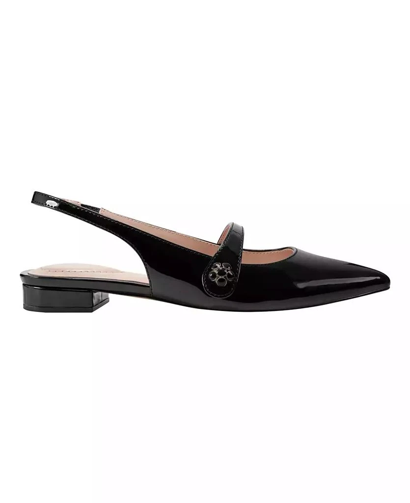 Bandolino Women's Aubriana Pointed Toe Slingback Mary Jane Flats 2