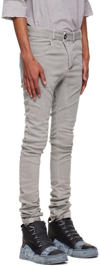 Boris Bidjan Saberi SSENSE Exclusive Grey Slim Jeans