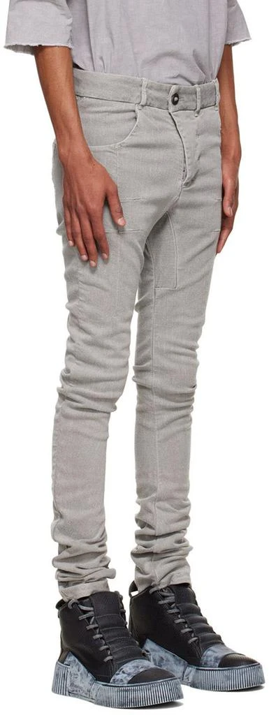 Boris Bidjan Saberi SSENSE Exclusive Grey Slim Jeans 2