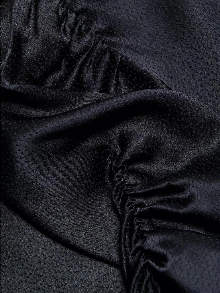 FRAME Puff-Sleeve Silk Blouse 7