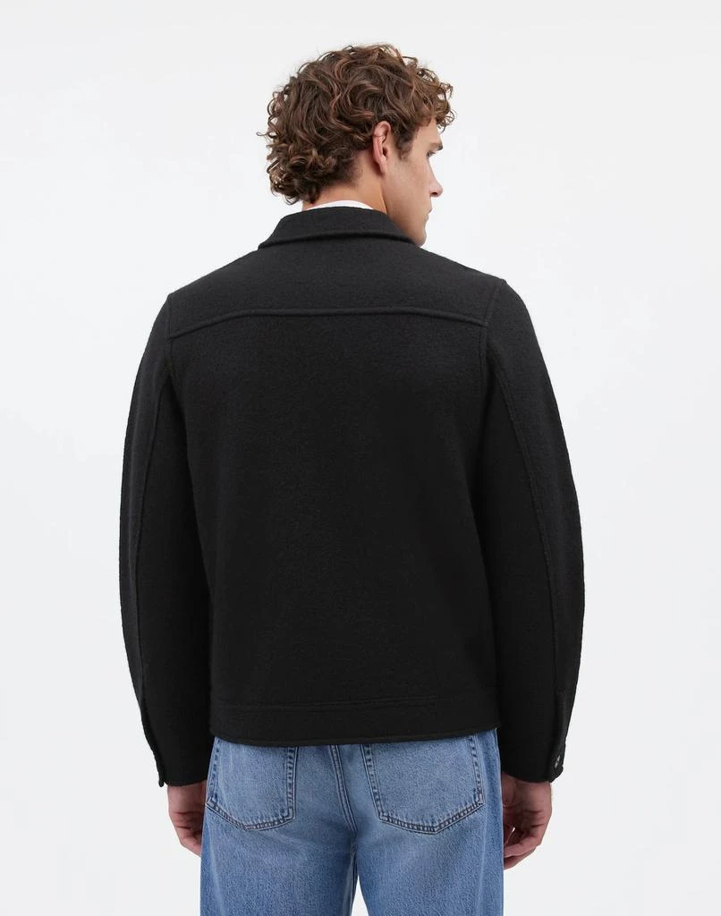 Madewell Boiled Wool Zip-Front Jacket 4