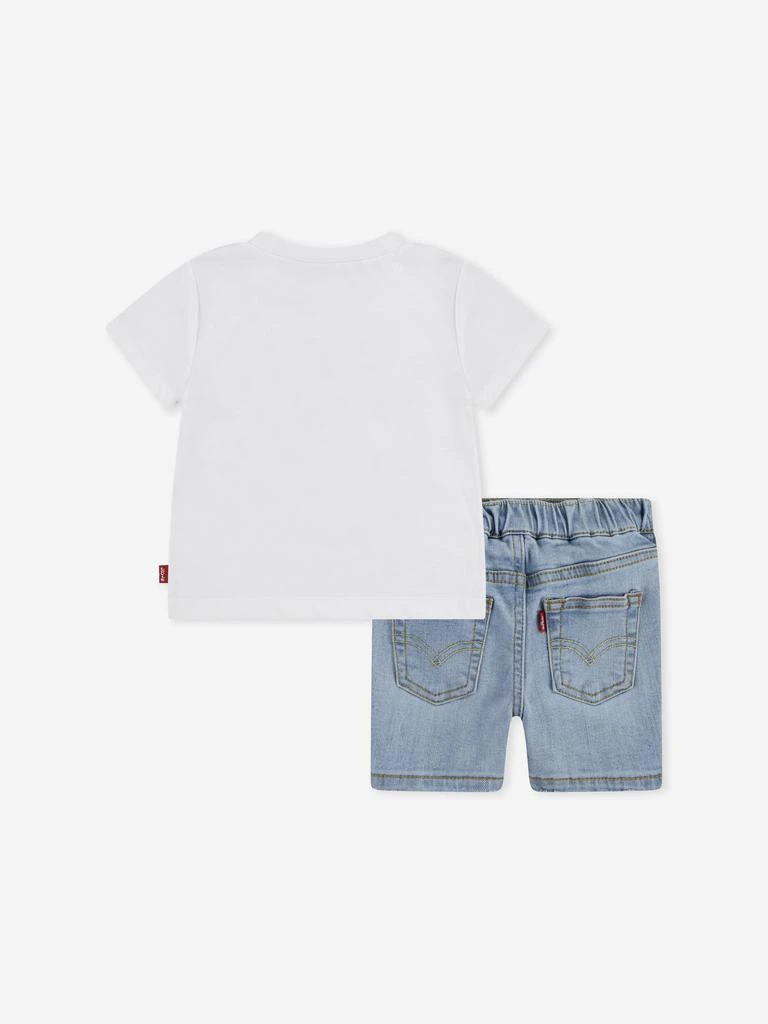 Levi's Baby Boys 3D Sailing Denim Set in White 2