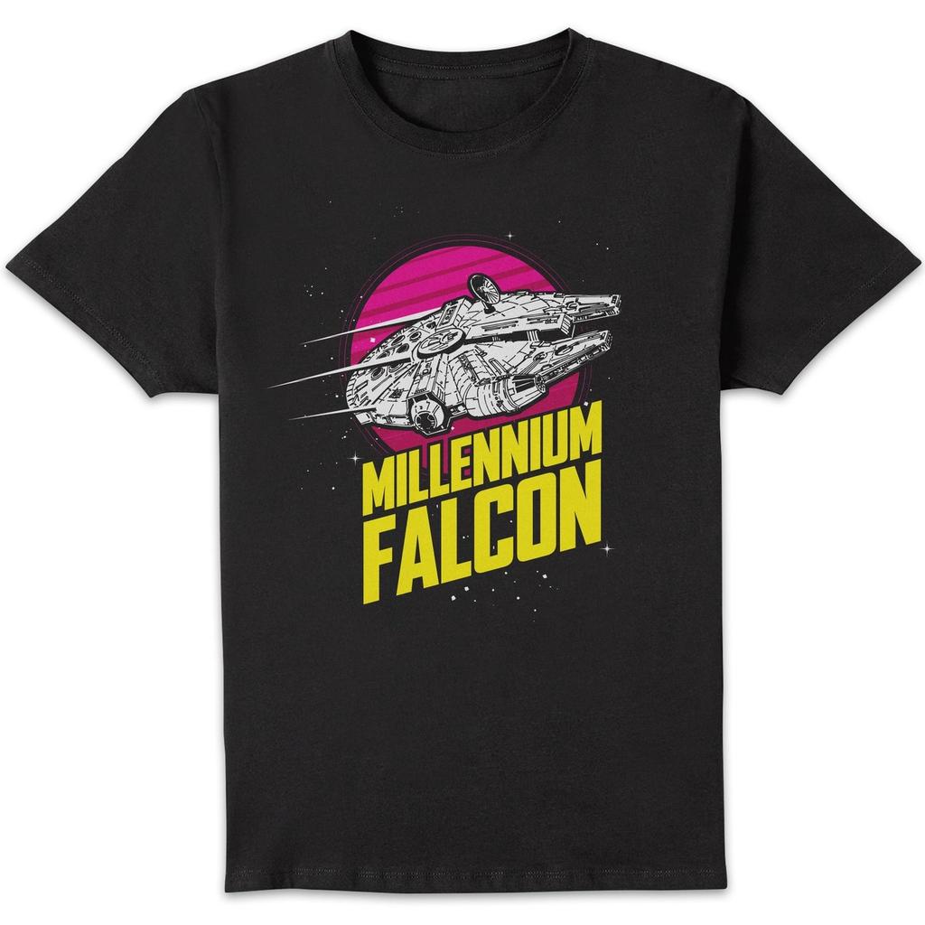 Star Wars Star Wars Millennium Falcon Circle Unisex T-Shirt - Black