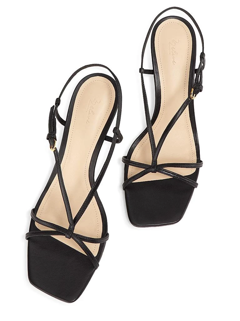 22élevé 75MM Leather T-Strap Sandals 4